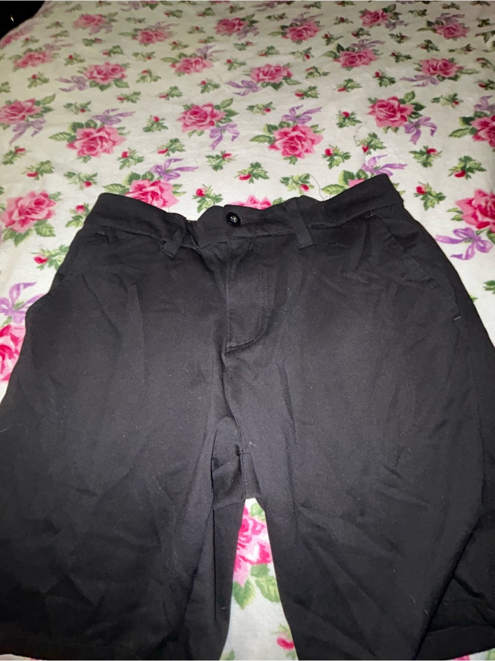 Men's Black Casual Shorts